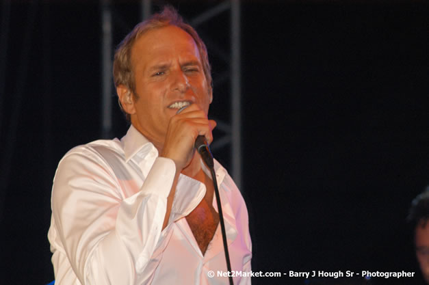 Michael Bolton - Air Jamaica Jazz & Blues Festival 2007 - The Art of Music -  Thursday, January 25th - 10th Anniversary - Air Jamaica Jazz & Blues Festival 2007 - The Art of Music - Tuesday, January 23 - Saturday, January 27, 2007, The Aqueduct on Rose Hall, Montego Bay, Jamaica - Negril Travel Guide, Negril Jamaica WI - http://www.negriltravelguide.com - info@negriltravelguide.com...!