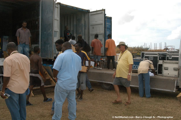 The Aqueduct Venue Under Construction - Thursday, January 18th - 10th Anniversary - Air Jamaica Jazz & Blues Festival 2007 - The Art of Music - Tuesday, January 23 - Saturday, January 27, 2007, The Aqueduct on Rose Hall, Montego Bay, Jamaica - Negril Travel Guide, Negril Jamaica WI - http://www.negriltravelguide.com - info@negriltravelguide.com...!