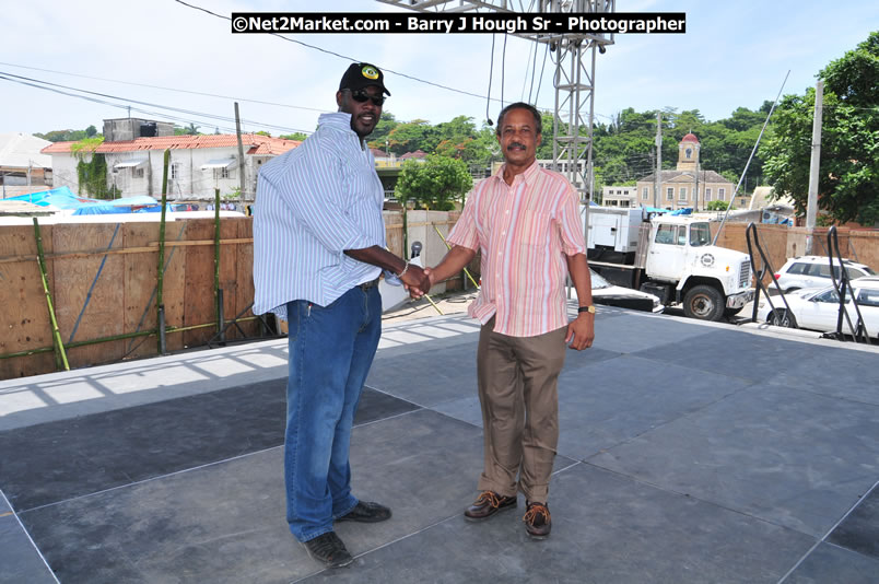 Lucea Cross the Harbour @ Lucea Car Park - All Day Event - Cross the Harbour Swim, Boat Rides, and Entertainment for the Family - Concert Featuring: Bushman, George Nooksl, Little Hero, Bushi One String, Dog Rice and many local Artists - Friday, August 1, 2008 - Lucea, Hanover Jamaica - Photographs by Net2Market.com - Barry J. Hough Sr. Photojournalist/Photograper - Photographs taken with a Nikon D300 - Negril Travel Guide, Negril Jamaica WI - http://www.negriltravelguide.com - info@negriltravelguide.com...!