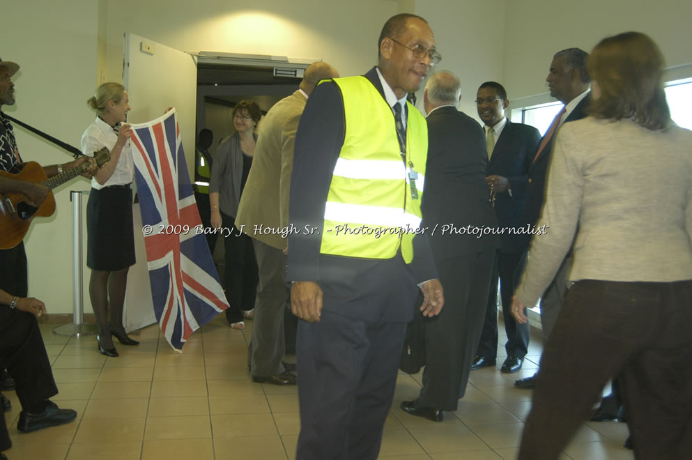  British Airways Inaugurates New Scheduled Service from London Gatwick Airport to Sangster International Airport, Montego Bay, Jamaica, Thursday, October 29, 2009 - Photographs by Barry J. Hough Sr. Photojournalist/Photograper - Photographs taken with a Nikon D70, D100, or D300 - Negril Travel Guide, Negril Jamaica WI - http://www.negriltravelguide.com - info@negriltravelguide.com...!