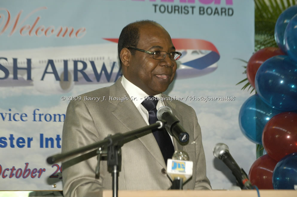  British Airways Inaugurates New Scheduled Service from London Gatwick Airport to Sangster International Airport, Montego Bay, Jamaica, Thursday, October 29, 2009 - Photographs by Barry J. Hough Sr. Photojournalist/Photograper - Photographs taken with a Nikon D70, D100, or D300 - Negril Travel Guide, Negril Jamaica WI - http://www.negriltravelguide.com - info@negriltravelguide.com...!