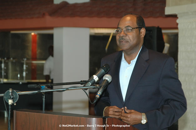 Minister of Toursim Luncheon - Minister of Tourism, Hon. Edmund Bartlett - Director of Tourism, Basil Smith - Saturday, December 15, 2007 - Rose Hall Resort and Country Club, Rose Hall, Montego Bay, Jamaica W.I. - Photographs by Net2Market.com - Barry J. Hough Sr, Photographer - Negril Travel Guide, Negril Jamaica WI - http://www.negriltravelguide.com - info@negriltravelguide.com...!