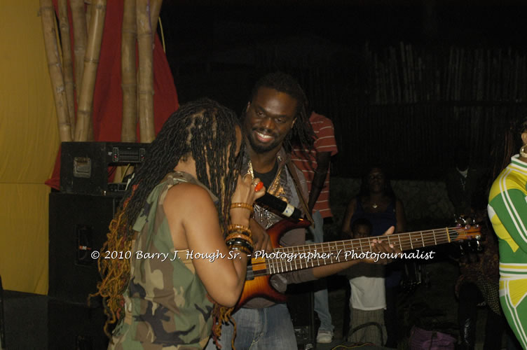 Queen Ifrica - Live In Concert - One Love Reggae Concert Series 09/10 @ Negril Escape Resort and Spa, January 5, 2010, One Love Drive, West End, Negril, Westmoreland, Jamaica W.I. - Photographs by Net2Market.com - Barry J. Hough Sr, Photographer/Photojournalist - Negril Travel Guide, Negril Jamaica WI - http://www.negriltravelguide.com - info@negriltravelguide.com...!