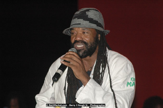 Tony Rebel at Tru-Juice Rebel Salute 2008 - The 15th staging of Tru-Juice Rebel Salute, Saturday, January 12, 2008, Port Kaiser Sports Club, St. Elizabeth, Jamaica W.I. - Photographs by Net2Market.com - Barry J. Hough Sr, Photographer - Negril Travel Guide, Negril Jamaica WI - http://www.negriltravelguide.com - info@negriltravelguide.com...!