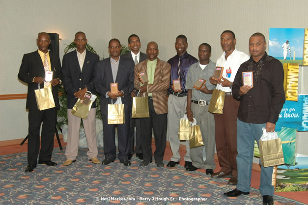 Red Cap Porters Awards - Minister of Tourism, Hon. Edmund Bartlett - Director of Tourism, Basil Smith - Friday, December 14, 2007 - Holiday Inn Sunspree, Montego Bay, Jamaica W.I. - Photographs by Net2Market.com - Barry J. Hough Sr, Photographer - Negril Travel Guide, Negril Jamaica WI - http://www.negriltravelguide.com - info@negriltravelguide.com...!