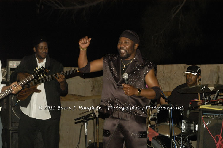 Toots and the Maytals - Grammy Award Winner @ Negril Fest - Presented by Money Cologne Promotions - Special Guest Star Jamaica Michael Jackson, Stama, Adeebe - Backed by Hurricane Band, MC Rev. BB on January 6, 2010 @ Roots Bamboo, Norman Manley Boulevard, Negril, Westmoreland, Jamaica W.I. - Photographs by Net2Market.com - Barry J. Hough Sr, Photographer/Photojournalist - The Negril Travel Guide - Negril's and Jamaica's Number One Concert Photography Web Site with over 40,000 Jamaican Concert photographs Published -  Negril Travel Guide, Negril Jamaica WI - http://www.negriltravelguide.com - info@negriltravelguide.com...!