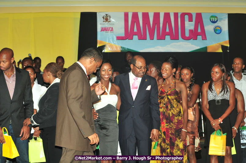 Jamaica's Olympic Athletes Reception at the Ritz Carlton - The City of Montego Bay Welcomes Our 2008 Olympians - Western Motorcade - Civic Ceremony - A Salute To Our Beijing Heros - Ritz Carlton Golf & Spa Resort, Montego Bay, Jamaica - Tuesday, October 7, 2008 - Photographs by Net2Market.com - Barry J. Hough Sr. Photojournalist/Photograper - Photographs taken with a Nikon D300 - Negril Travel Guide, Negril Jamaica WI - http://www.negriltravelguide.com - info@negriltravelguide.com...!