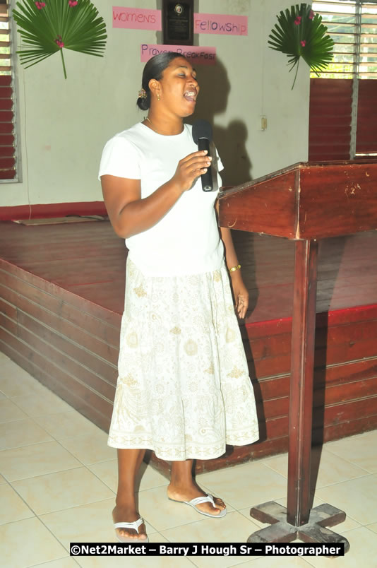 Womens Fellowship Prayer Breakfast, Theme: Revival From God - Our Only Hope, Venue at Lucille Miller Church Hall, Church Street, Lucea, Hanover, Jamaica - Saturday, April 4, 2009 - Photographs by Net2Market.com - Barry J. Hough Sr, Photographer/Photojournalist - Negril Travel Guide, Negril Jamaica WI - http://www.negriltravelguide.com - info@negriltravelguide.com...!