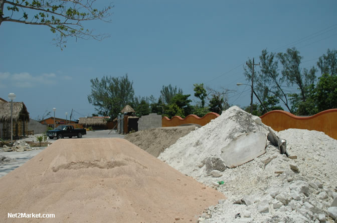 World Famous Rick's Cafe - Negril's West End Cliffs - Rebuilding After Ivan - Negril Travel Guide, Negril Jamaica WI - http://www.negriltravelguide.com - info@negriltravelguide.com...!